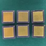 vintage ceramic CPU gold recovery – 6 ITT FA ceramic chips