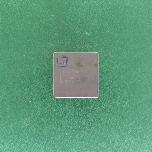 Intel CG80286-6 vintage ceramic CPU for gold scrap recovery rare