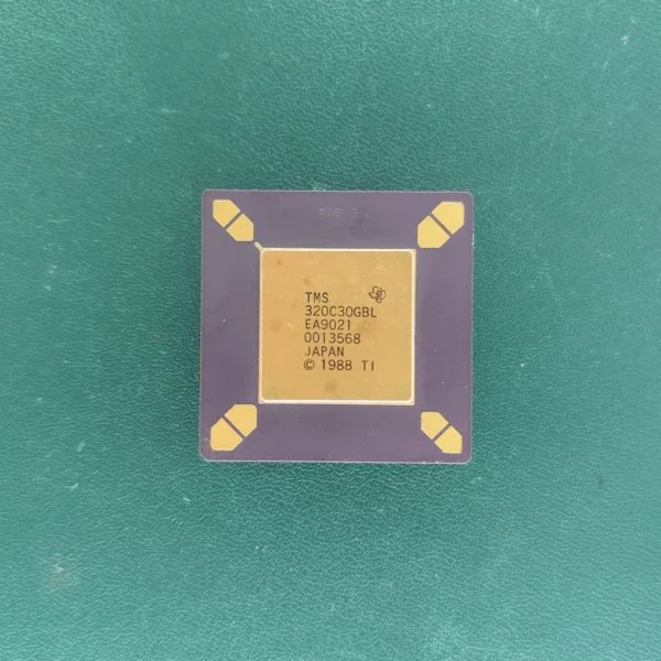TMS 320C30GBL vintage ceramic CPU for gold scrap recovery Japan 1988