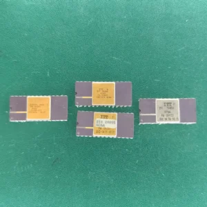 4 PCS ITT ALCATEL Vintage Ceramic CPU IC Chips for scrap gold recovery