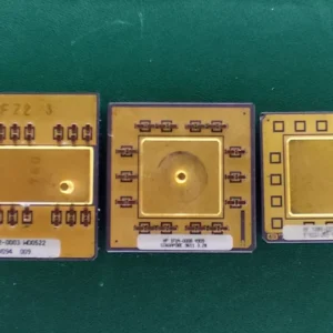 3 PCS HP Gold Vintage Ceramic CPU rare processors scrap recovery