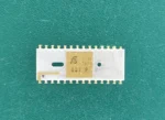 Vintage Ceramic Integrated Circuit with Gold Rare Collectible Microchip