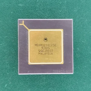 Motorola MC68020RC25E Vintage 32-Bit Microprocessor – Ceramic PGA Gold Cap CPU