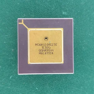 Motorola MC6802ORC25E Vintage 8-Bit Microprocessor Ceramic PGA Gold Cap