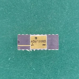 Analog Devices AD9700BD White Ceramic Gold Vintage IC Microchip