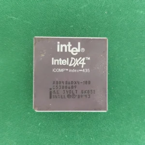 Intel A80486DX4-100 Vintage CPU Rare Collectible Microprocessor
