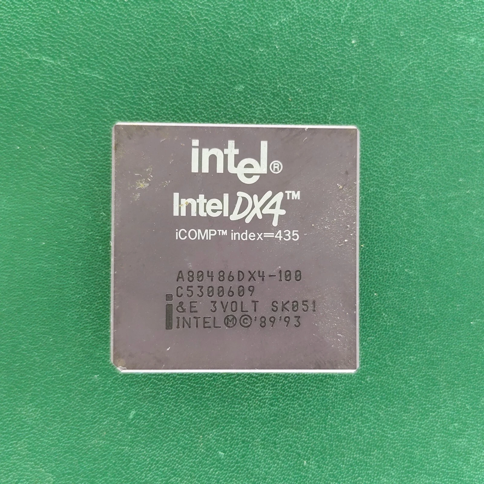 image_5 Intel A80486DX4-100 Vintage CPU Rare Collectible Microprocessor