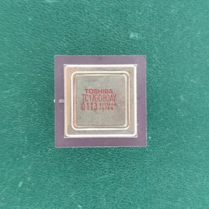 Toshiba TC17G080AY Vintage Ceramic PGA Microprocessor – Rare Japanese Collectible CPU