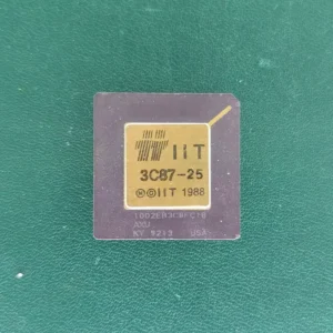 IIT 3C87-25 Vintage Ceramic CPU 1988 rare gold recovery