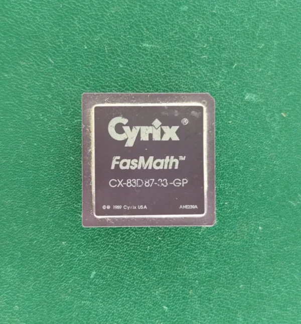 Cyrix FasMath CX-83D87-33-GP 33 MHz Vintage Math Coprocessor 1989