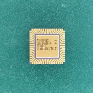 Siemens SAB 80186-R Vintage Ceramic Gold Cap Intel Licensed CPU (Austria)