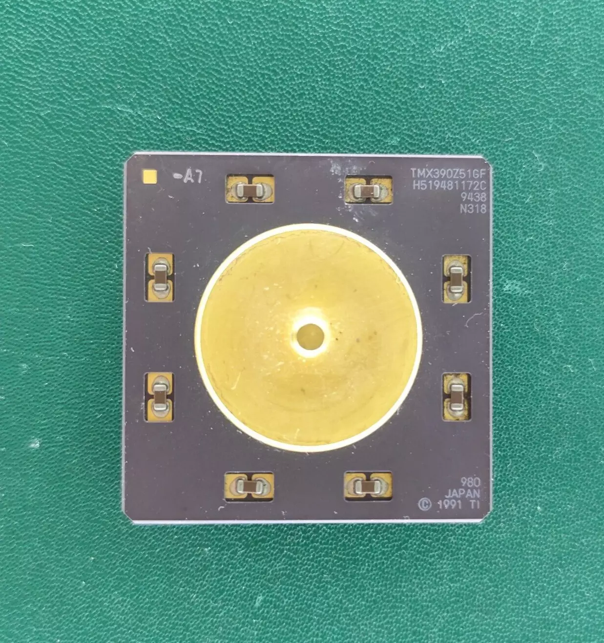 image_3 Texas Instruments TMX390Z51GF 1991 prototype gold ceramic CPU