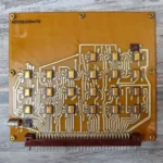 K54103.000N176 Soviet PCB with gold-ceramic ICs – Vintage USSR electronics