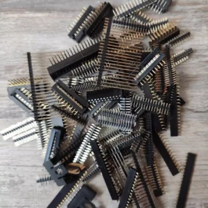 100 Grams Gold Plated Header Connectors Pins – Salvage Recovery Scrap CPU Misc