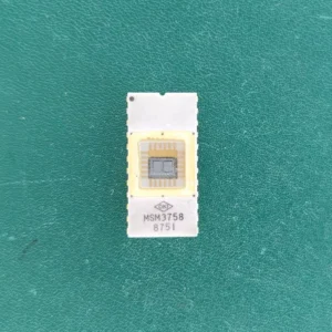 OKI MSM3758 vintage ceramic IC chip with exposed die for gold recovery