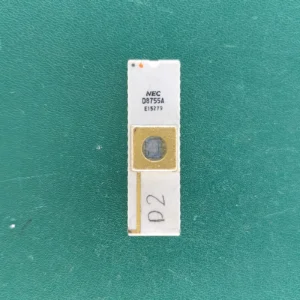 Very rare NEC D8755A ceramic EPROM with gold top and gold pins for gold scrap recovery.