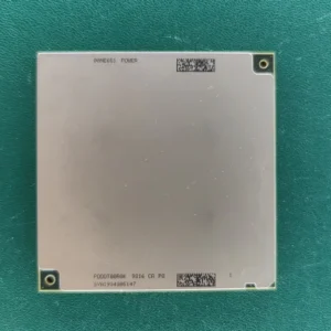 IBM POWER P0DDT00R0K server CPU with metal heatspreader on green background